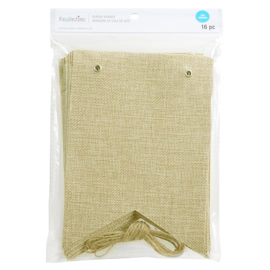 12 Pack: 9ft. Burlap Banner by Recollections&#x2122;